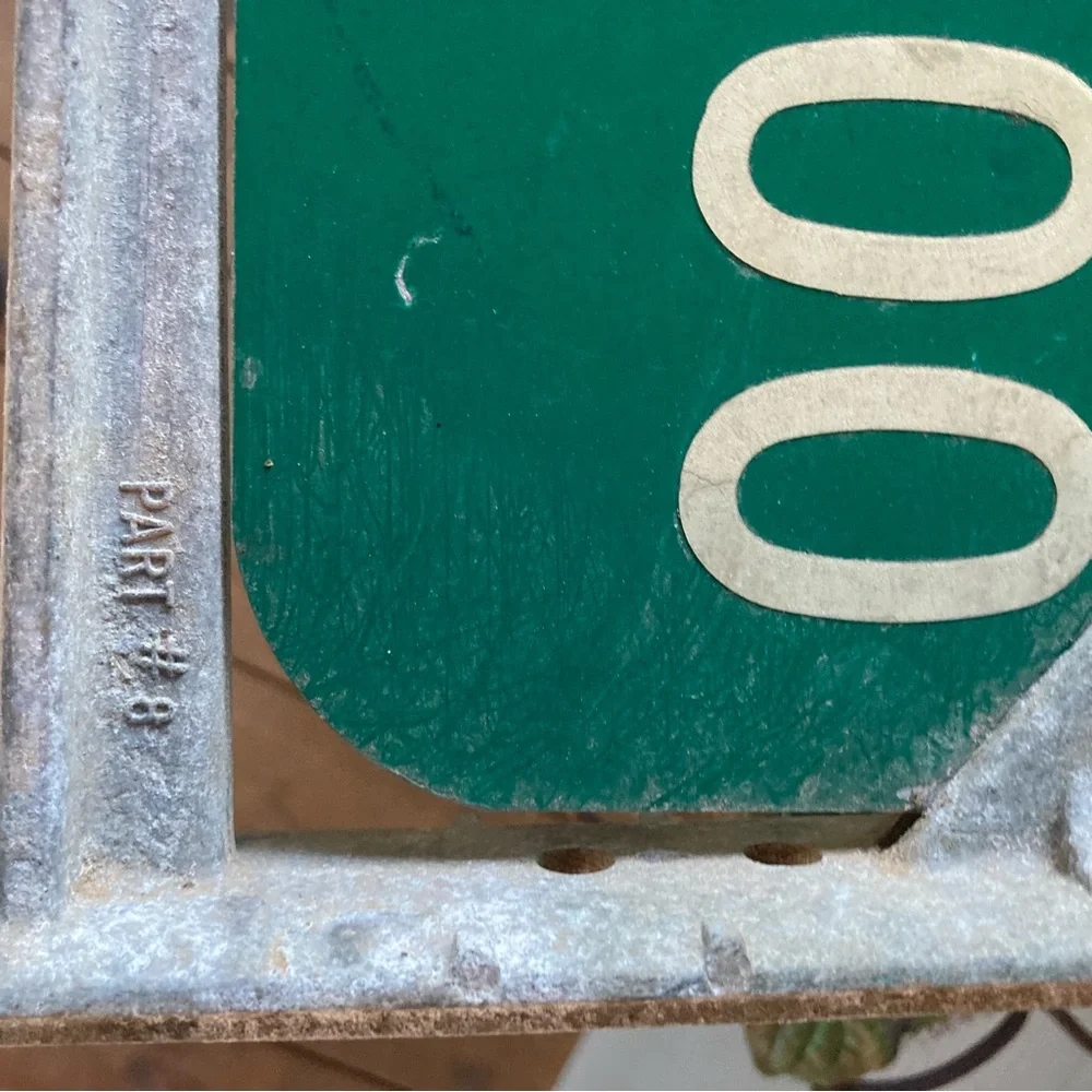 Retired Street Sign 1800 Block Rutland Vintage Decor - Picture 14 of 15
